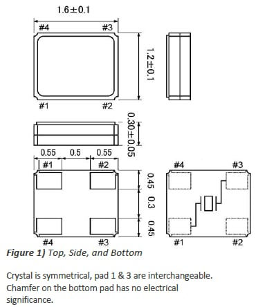 ECS ECX-1247B SMD Crystals